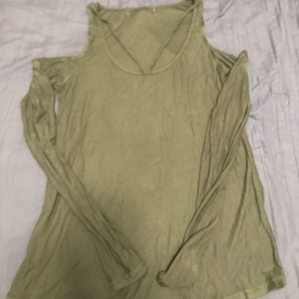 Cold shoulder blouse